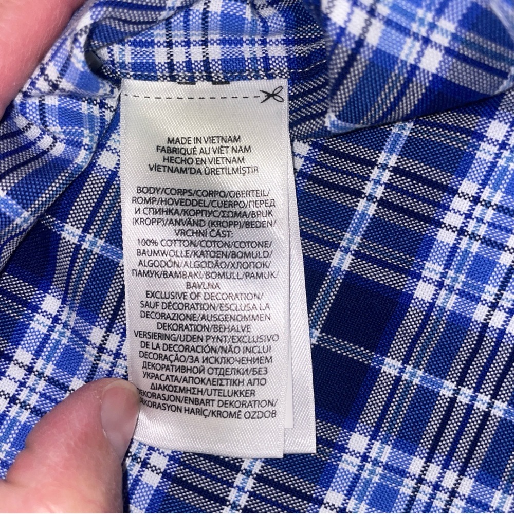 RALPH LAUREN Mens 3XB Plaid Button-Down Shirt Bundle – Set of 3 | Classic Oxford - Picture 7 of 16